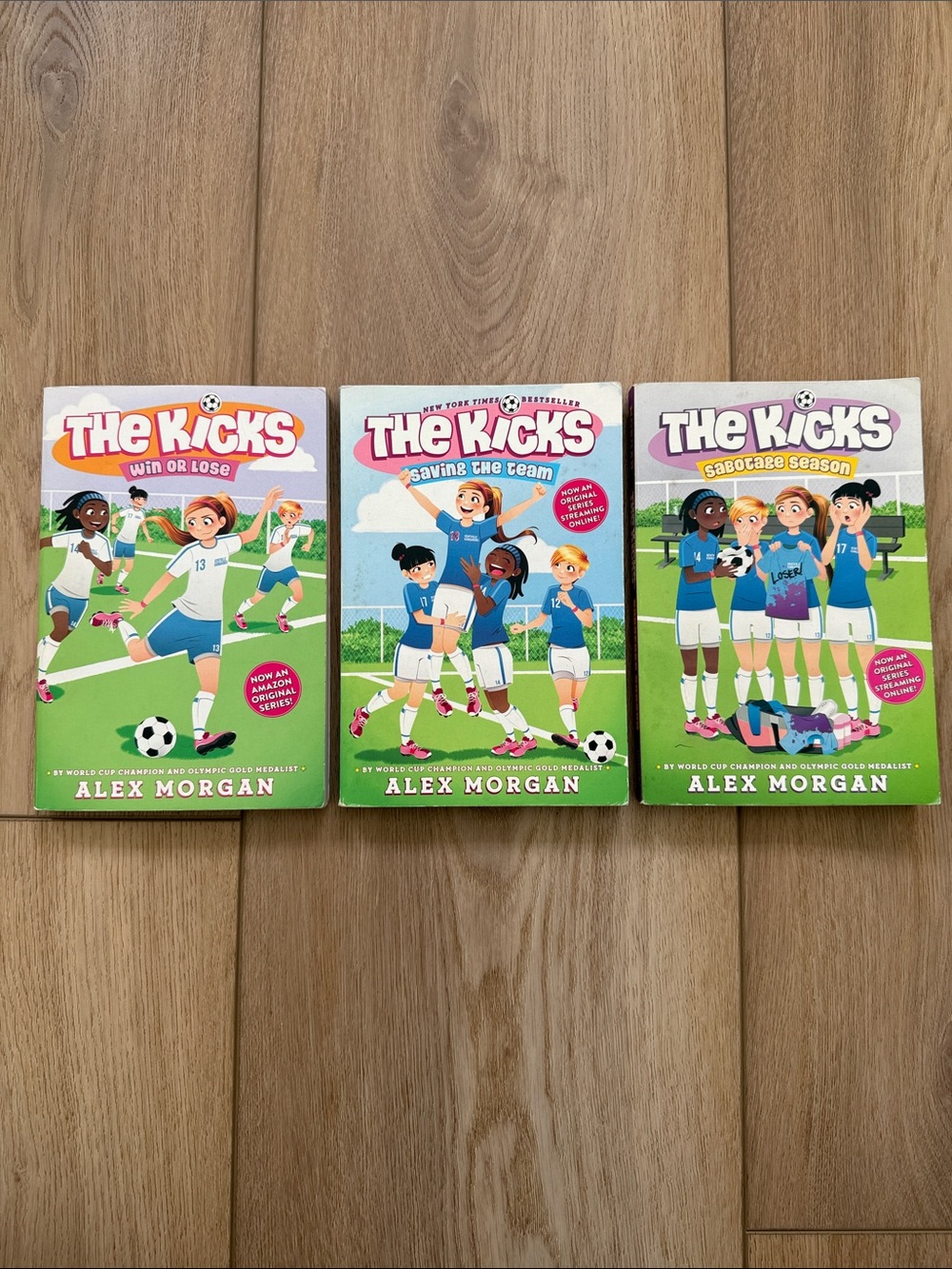 Chronicle Books The Kicks Kids Soccer Book Set by Alex Morgan